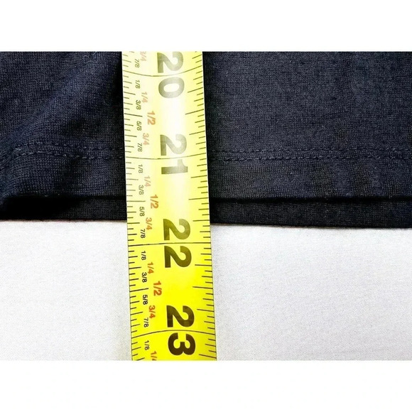 Ronen Chen Size 3 Women's Black Long Sleeve Ruffle Pig Tail Style Pullover Top - Picture 8 of 8